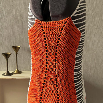 String Halter Neck Top