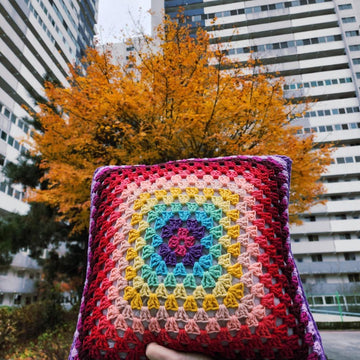 Summer Fun Granny Cushion