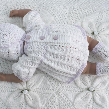 Romper Suit, Bonnet & Bootees (96)