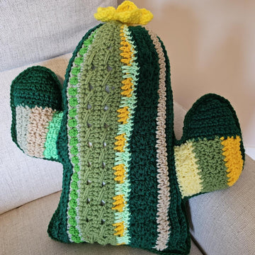 Whimsical Cactus Pillow