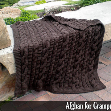 Afghan for Grampa's Lap