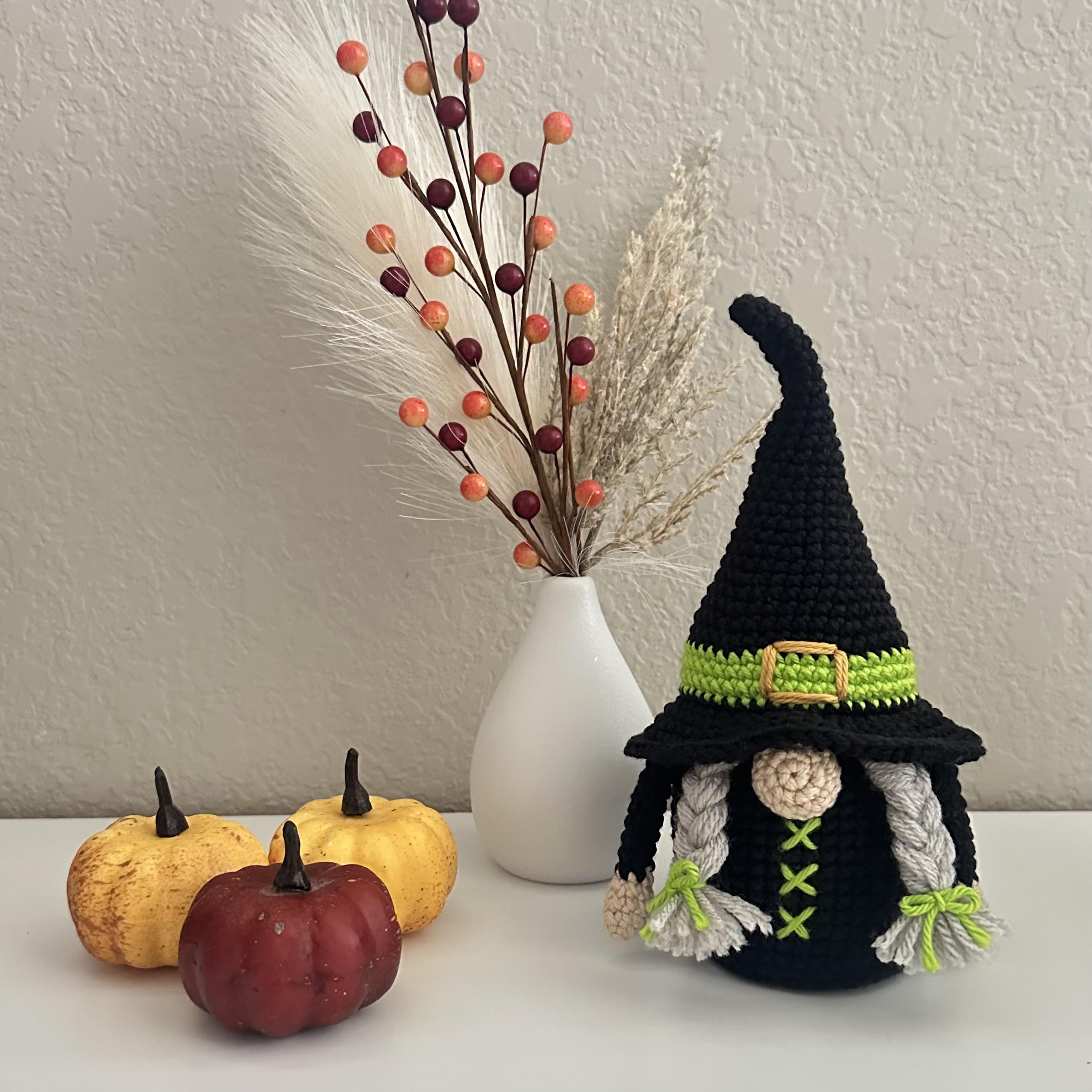 Halloween Witch Gnome