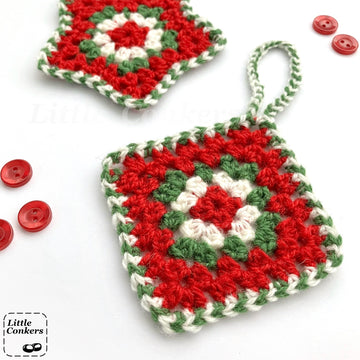 Granny Crochet Ornaments
