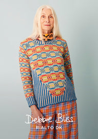 Belmont - Sweater Knitting Pattern in Debbie Bliss Rialto DK - Downloadable PDF