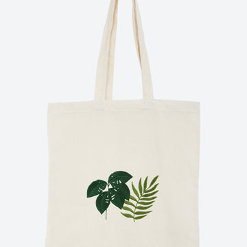 Monstera & Botanical Fern  in DMC - PAT0008 -  Downloadable PDF