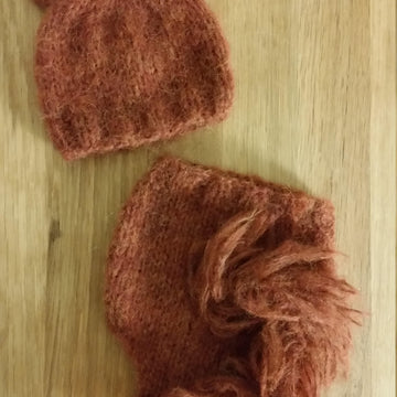 New Baby  Animal Ears Hat Set