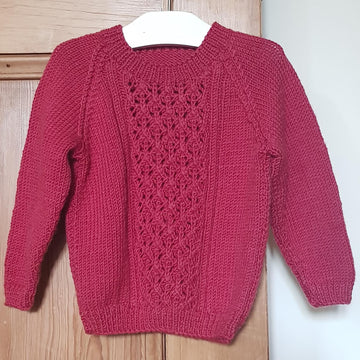 Laura Lace Panel Sweater