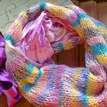 Yarn Leftover Chunky Cowl