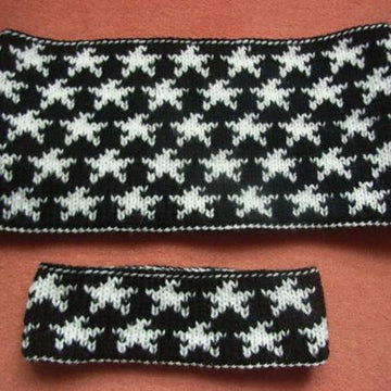 Reversible stardust headband or cowl (double-knitting)/Wendesternchen-Loop oder Stirnband
