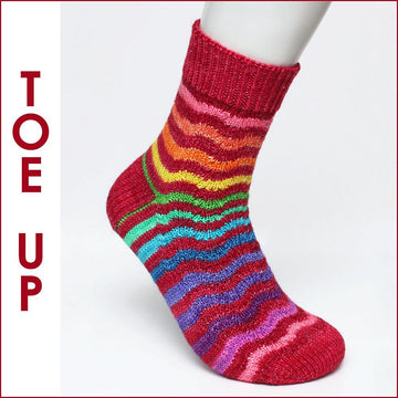 Ripple Socks - Toe Up