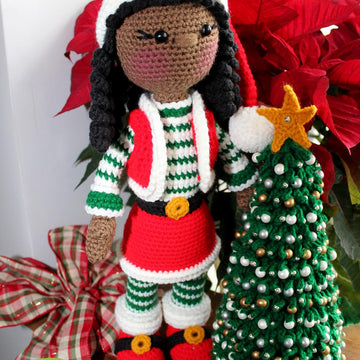 Crochet Doll Pattern, Amigurumi doll pattern, Small doll, 15"/38cm, Holly