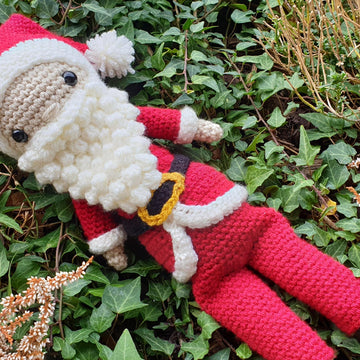 Christmas crochet amigurumi dolls angel elf rudolph santa claus grandma