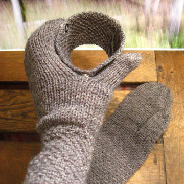 Mittens with Snap-On Coffee Sleeve