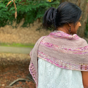 Rose Bed Shawl