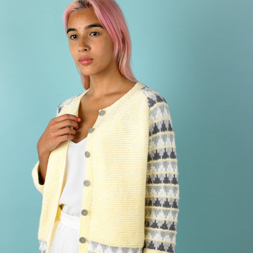 Candy Cardigan - Free Knitting Pattern in Paintbox Yarns Baby DK