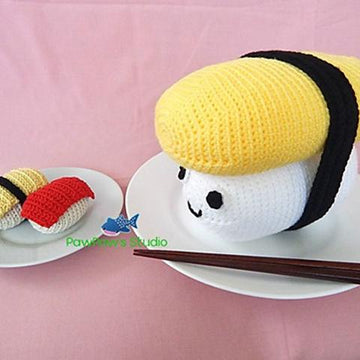 Amigurumi Jumbo Sushi Tamago/egg Pattern No.16