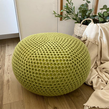 Super Chunky in Eskimo Puff Ottoman