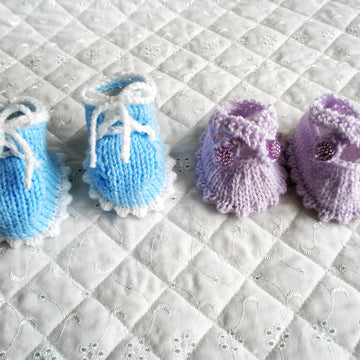 Knitting pattern for Shoes and boots 0-3 Month Baby, 20-22" Reborn doll