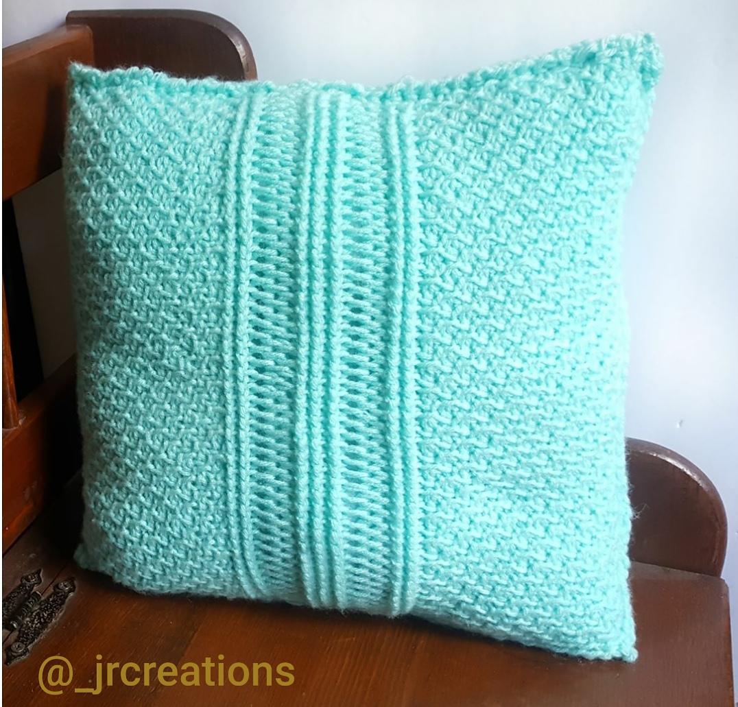 Adley Tunisian Pillow Cover