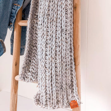Knit-Look Crochet Scarf