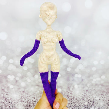Doll body, crochet doll, amigurumi doll, doll body base