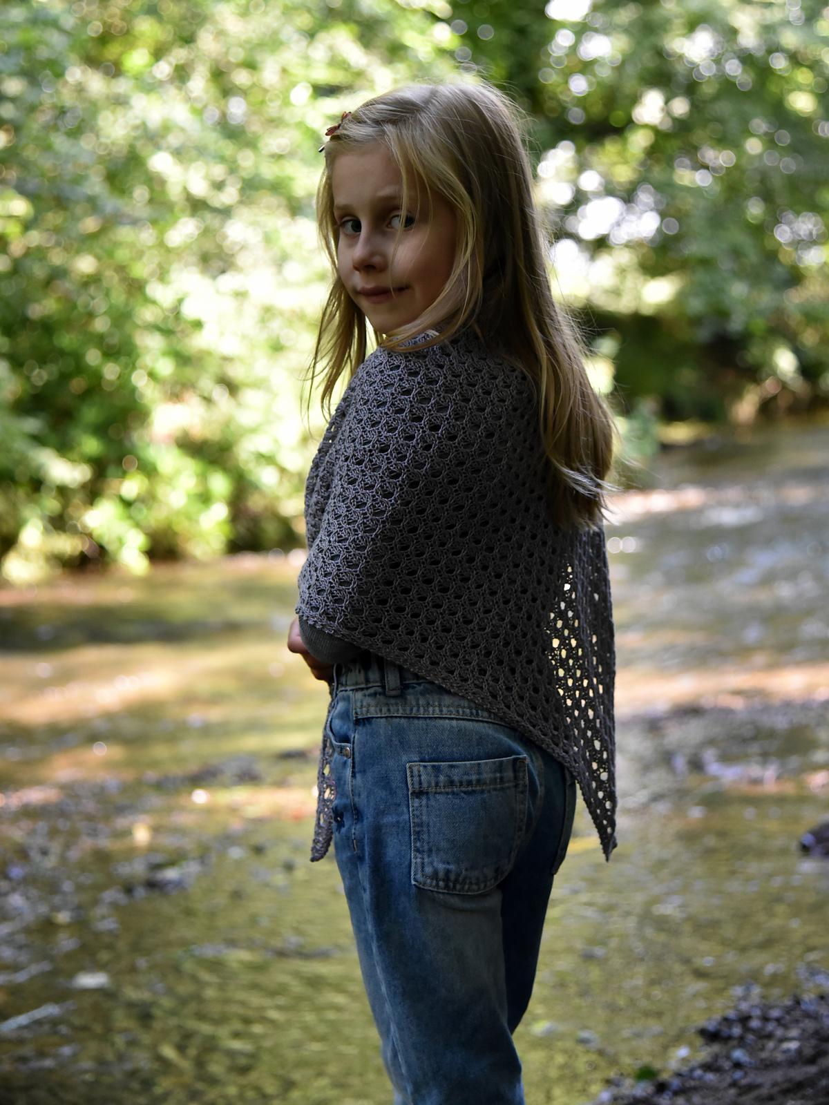 Flaxynet shawl