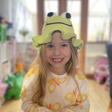 Kids Frog Bucket Hat