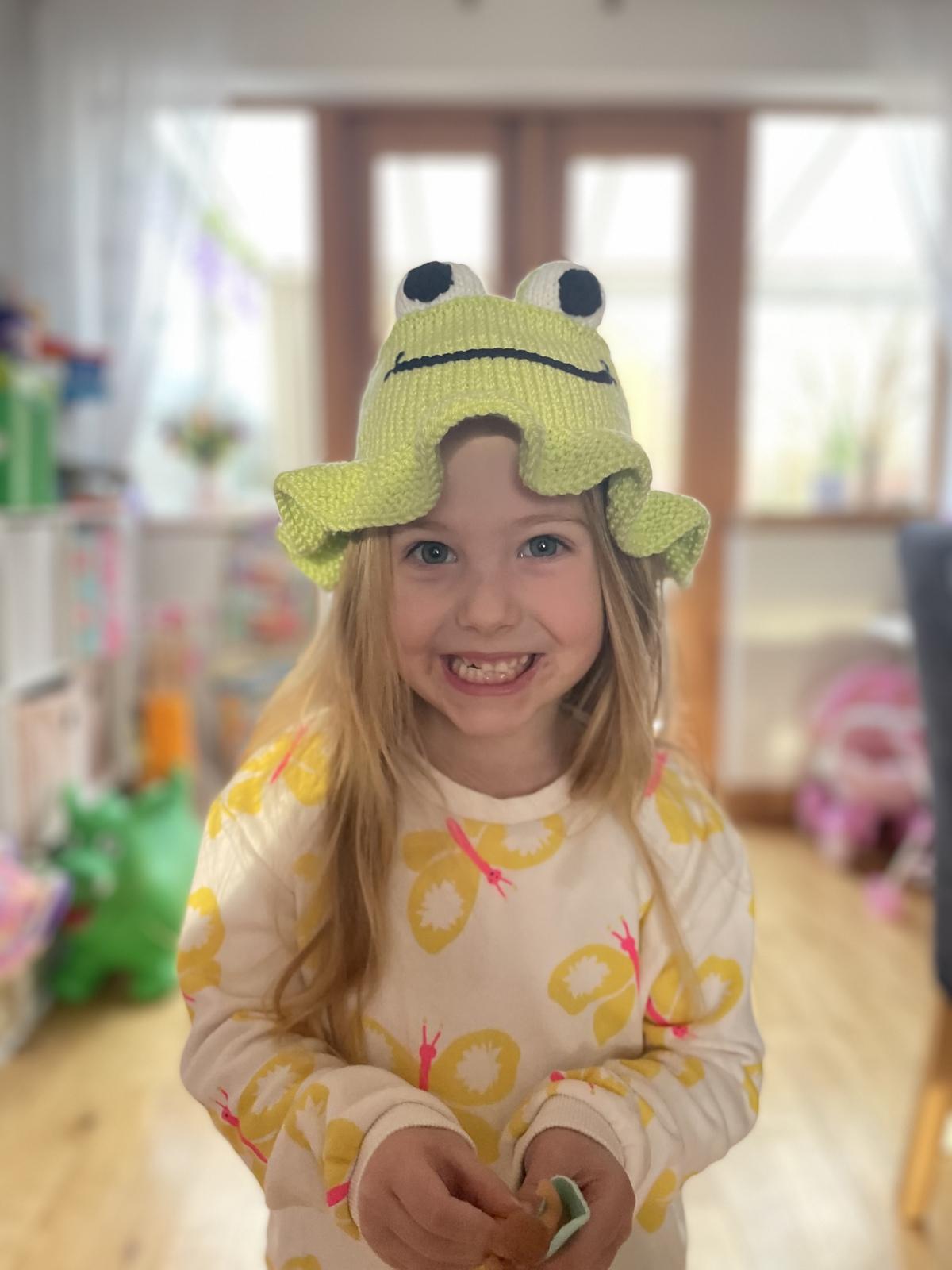 Kids Frog Bucket Hat