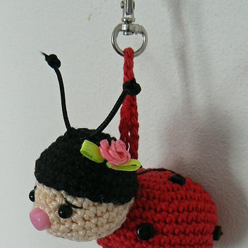 Ladybug keychain
