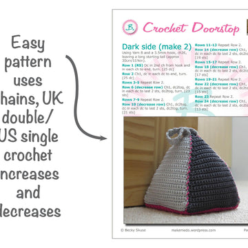 Easy pyramid doorstop
