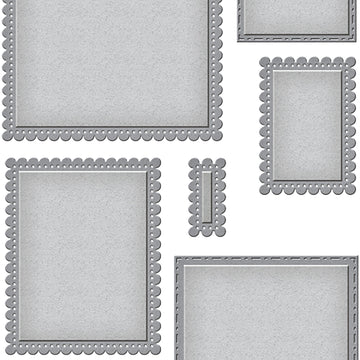 Spellbinders Nestabilities Dies - Fancy Edged Rectangles