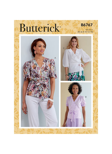 Butterick Misses' Tops B6767 - Sewing Pattern