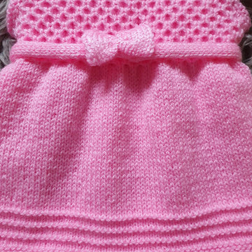Pink honeycomb dress