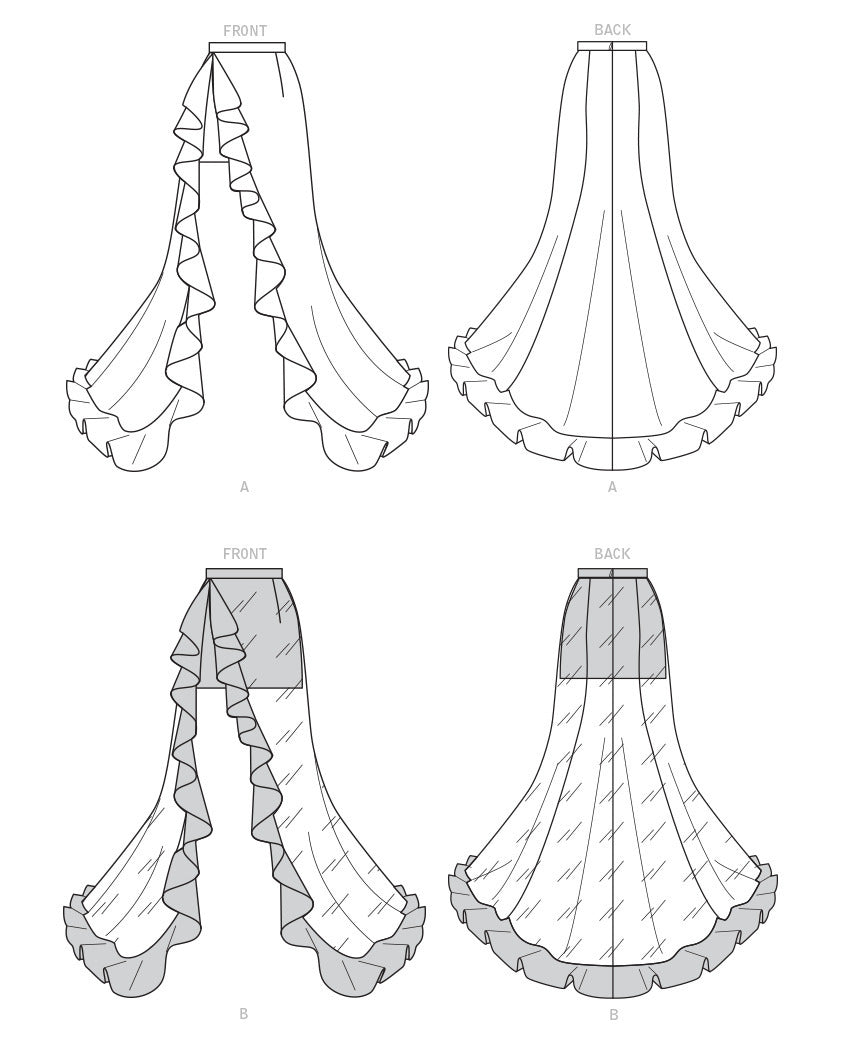 McCall's Misses' Skirt M8229 - Sewing Pattern