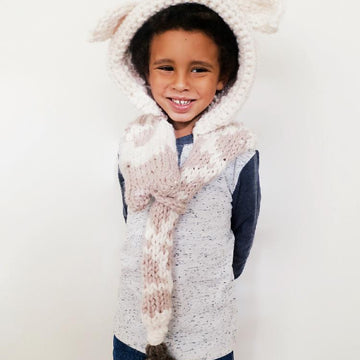 Georgie the Giraffe Hooded Scarf