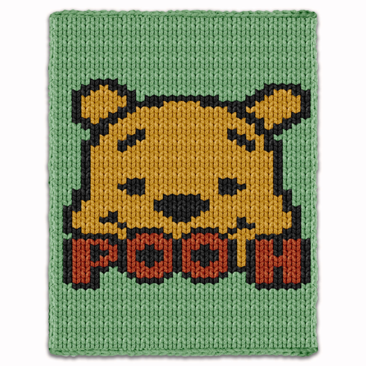 Winnie the Pooh Blanket - Finger Knitting Pattern