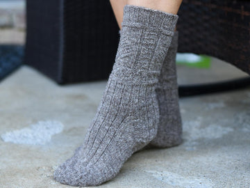 Lighthouse Gansey Sock