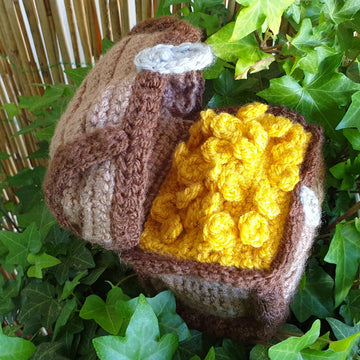 Pirate Set Collection crochet Amigurumi Anchor Flag Parrot Rum Barrel Ship Skull Steering Wheel Treasure Chest MAp amigurumi crochet