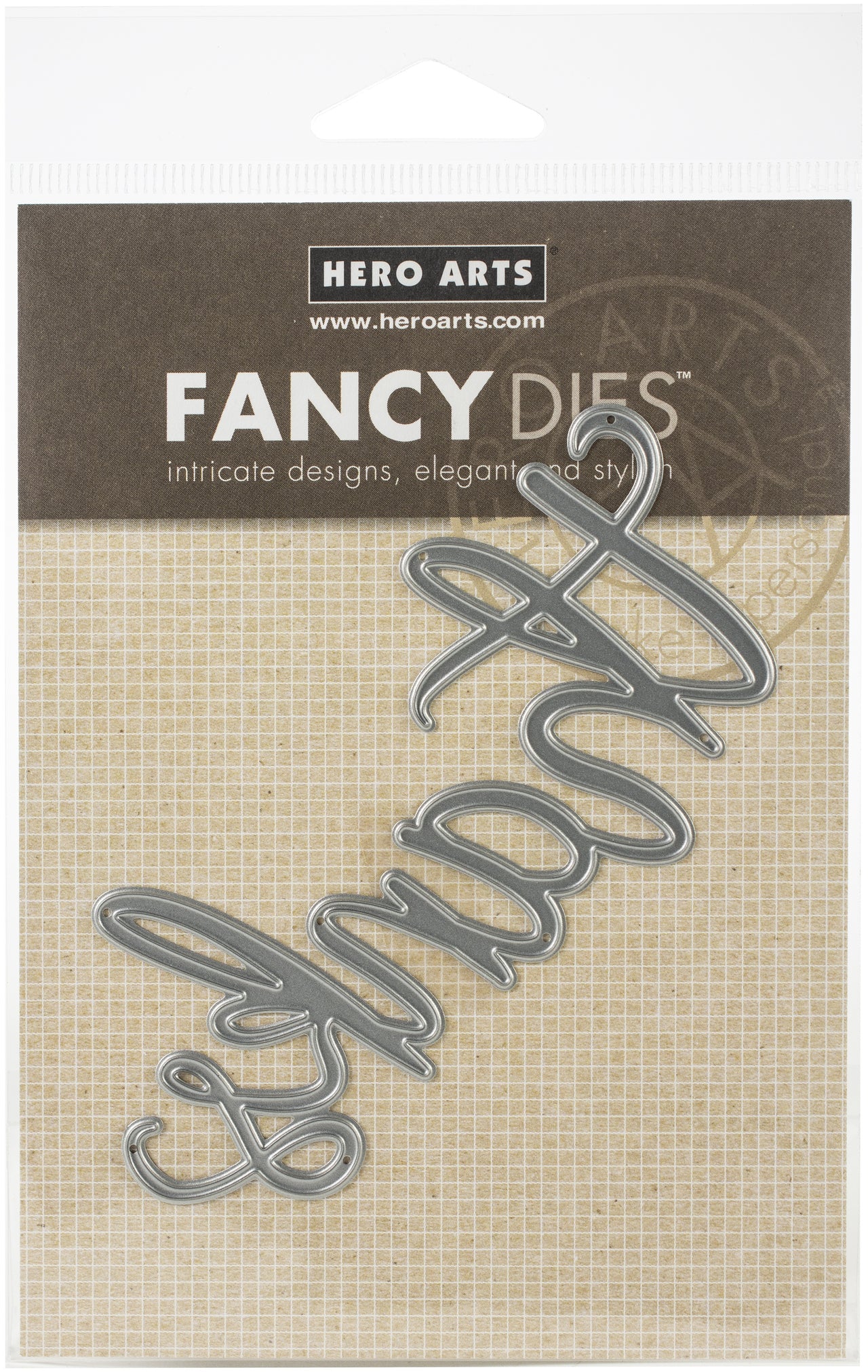 Hero Arts Fancy Dies - Thanks Message