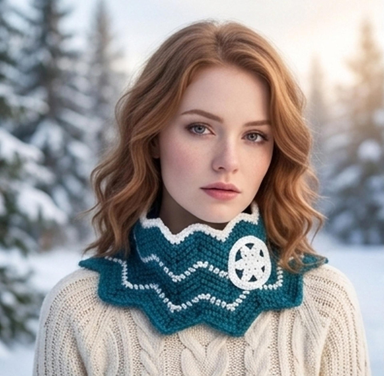 Cold Moon Waves | Crochet Cowl Pattern