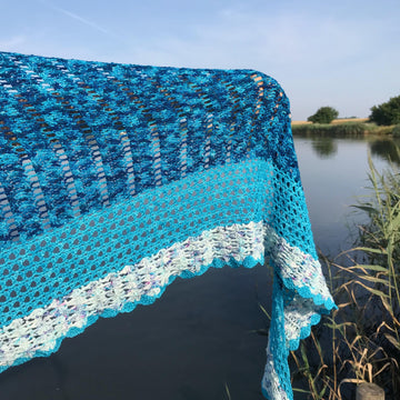 Penny Lane Blue Sky Shawl