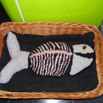 Luxury Fish Supper Silk Cushion