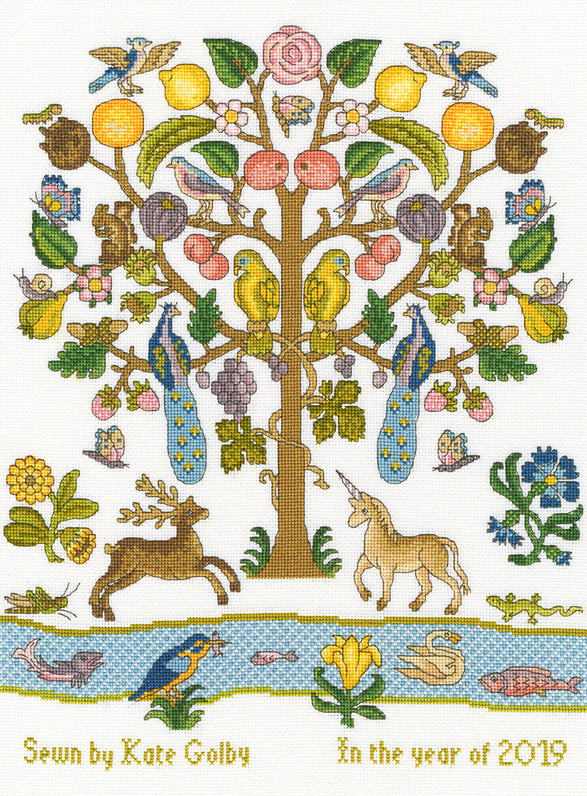 Bothy Threads Tree of Plenty Cross Stitch Kit - 28cm x 38cm