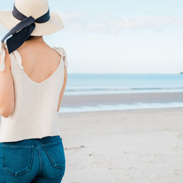 Seascape Scallop Tank Top