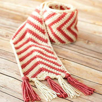 Chevron Ripple Scarf