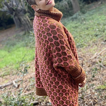 Oversized Honeycomb Tunic