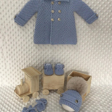 Dyn Bach (Little Man) Coat Set in DK
