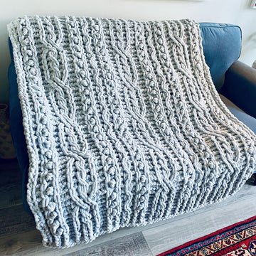 Celtic Symphony Cable Blanket