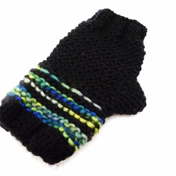 Fingerless Scrap Mitts