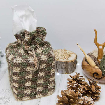 Rustic Gingham Tissue Cover